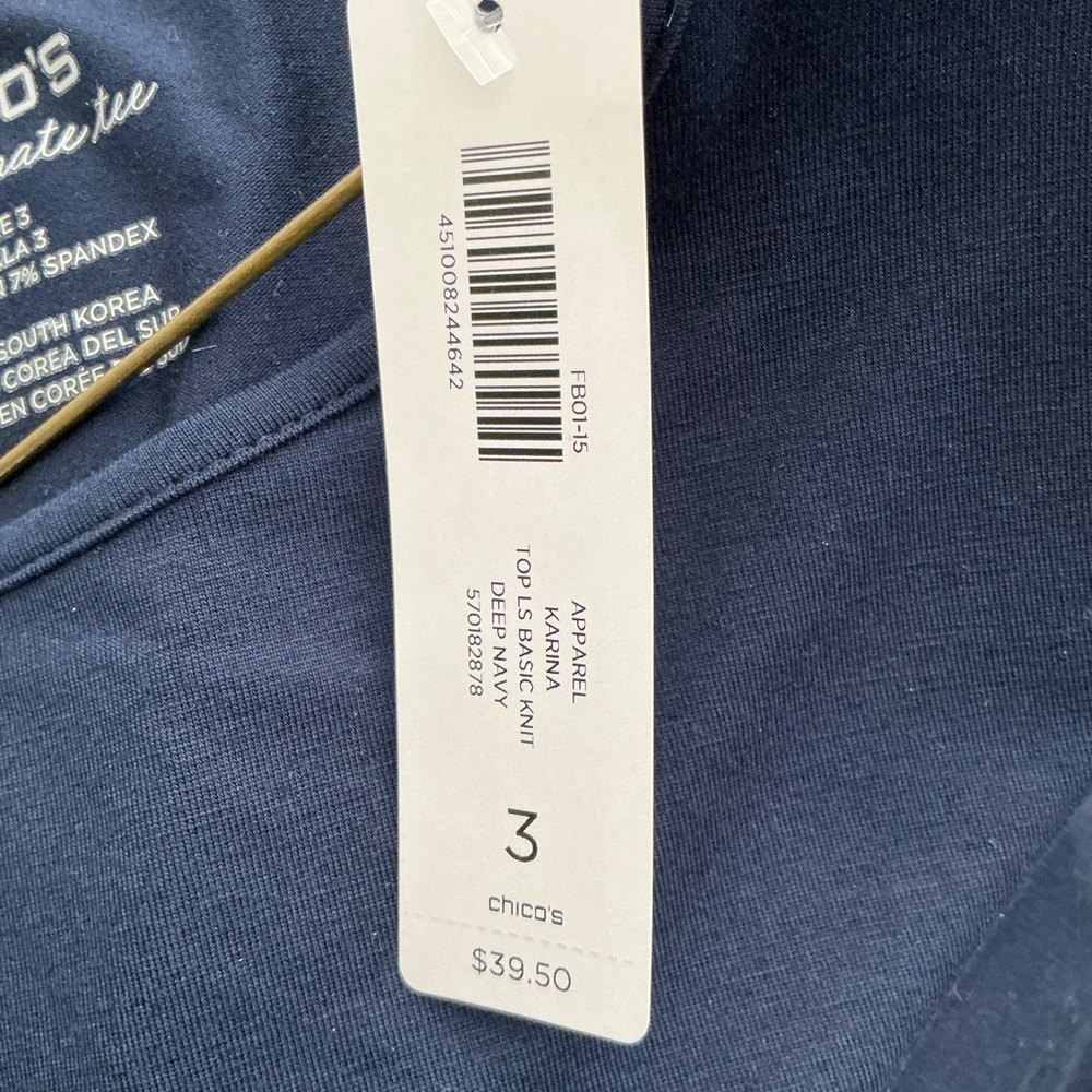 Chico’s Ultimate Tee 3 NWT - Picture 4 of 5